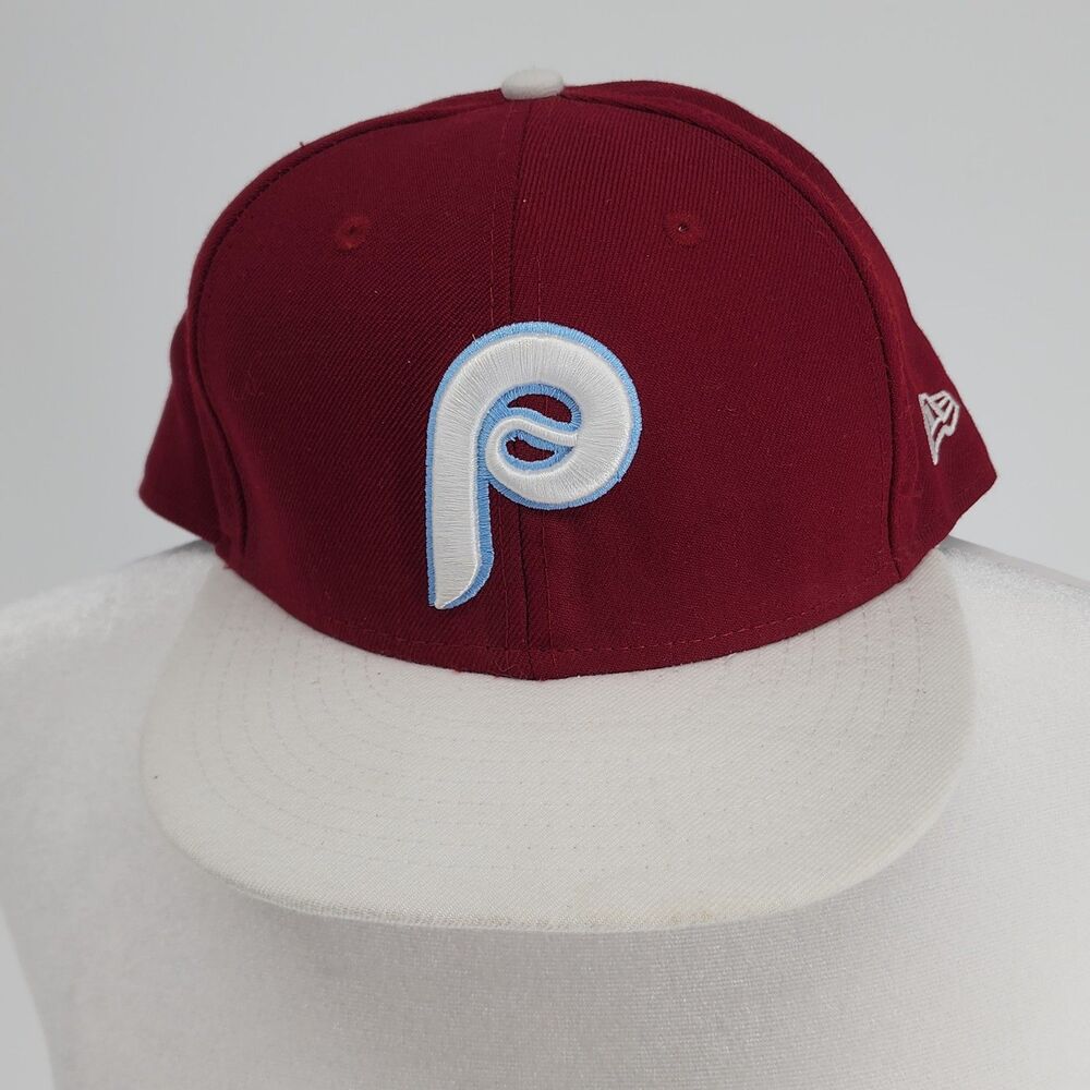 Philadelphia Phillies baseball cap (Burgundy & White)